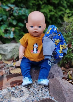 Tepláky modrá jeans