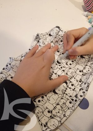 Čepice "Vymaluj si"