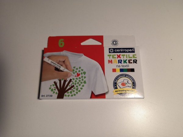Fixy na textil - 6 barev